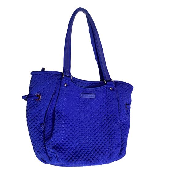 Vera Bradley Bag Blue Vera Bradley Glenna Satchel - Picture 1 of 13